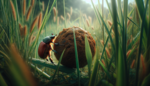 Why do dung beetles roll dung?